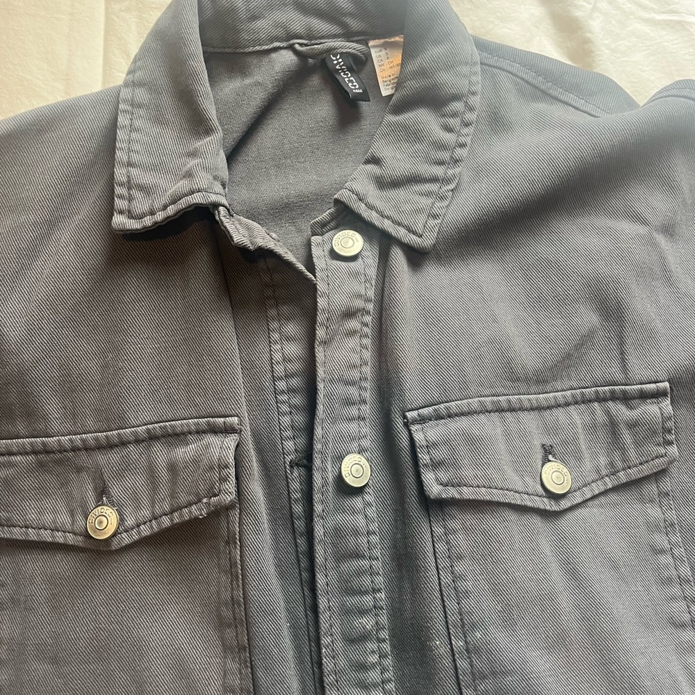 Black Button-Up Jacket - Picture 5 of 5